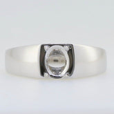 Sterling Silver Semi Mount Ring Setting OV 8x6mm White Topaz GTL21424R11 - Syzjewelry